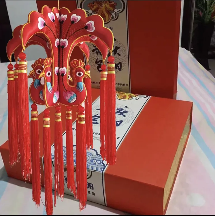 庆阳香包高端室内装饰挂件孔灯香囊特色非遗香囊挂件手工艺刺绣礼