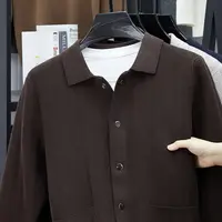 针织开衫外套秋季男士百搭时尚修身商务休闲长袖/026