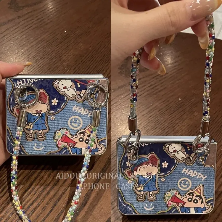 适用华为purax手机壳折叠屏烫金小新pocket2手提斜挎小米mixflip2