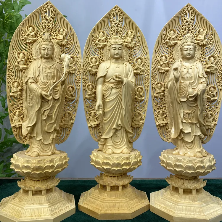 实木雕刻供奉神像佛像寺庙工艺品定制加工武财神关公赵公明财神爷