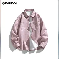 IDLE IDOL潮流时尚宽松立口袋休闲情侣款男生衣服高级感百搭外套