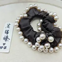 咖色满珠珠发圈341 yb