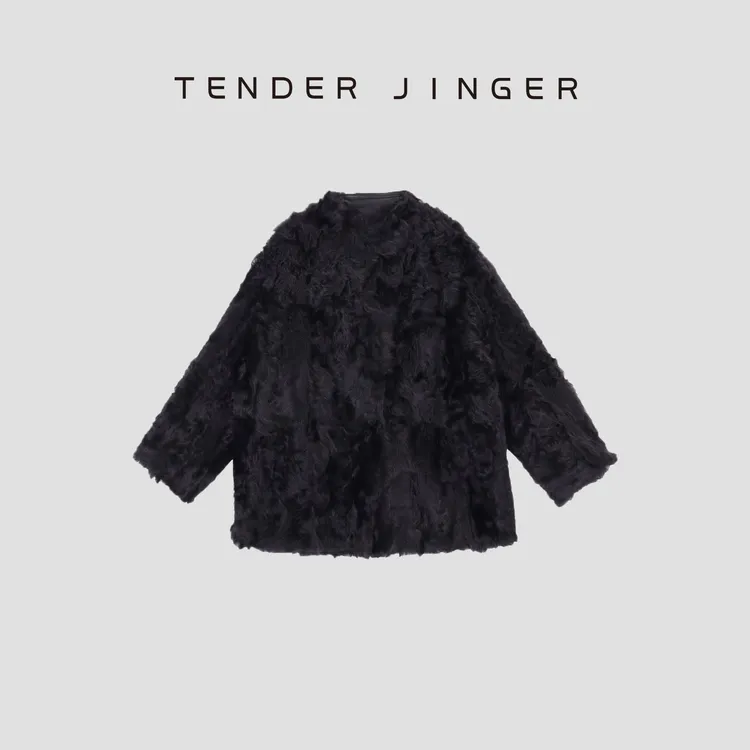 Tender Jinger【高定】小卷毛小湖羊皮毛一皮草T54MYY30925