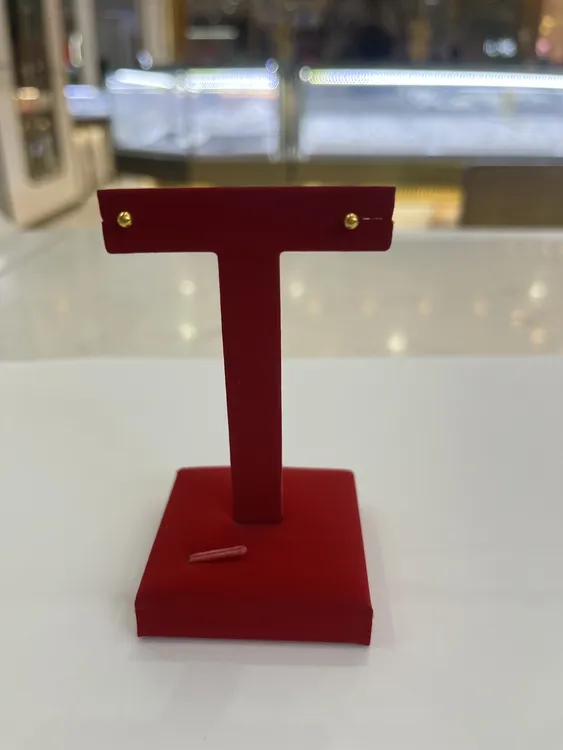 【足金耳钉】黄金小珠珠耳钉百搭精致小巧耳钉
