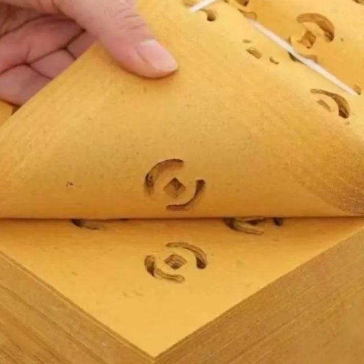 家用传统老式打孔黄草纸毛边纸商品图