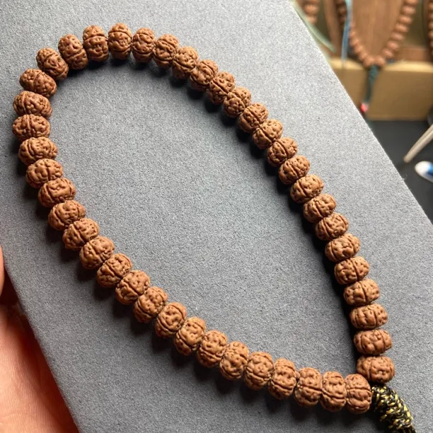 沐曜出品孤品级（老树王手持8.6）金刚菩提颗颗精挑