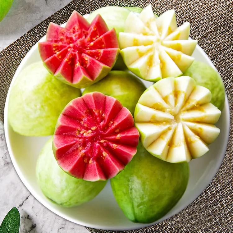 三冬四夏【顺丰包邮】正宗产地直发广西红心芭乐冰淇淋口感白心软糯