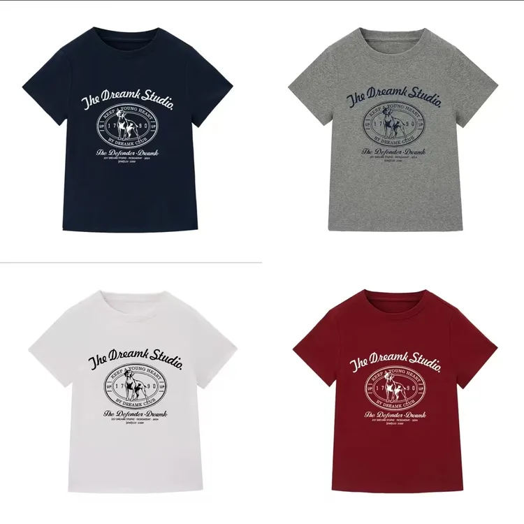 【高品质】2025新款夏季正肩短袖t恤女韩版宽松显瘦百搭圆领上衣