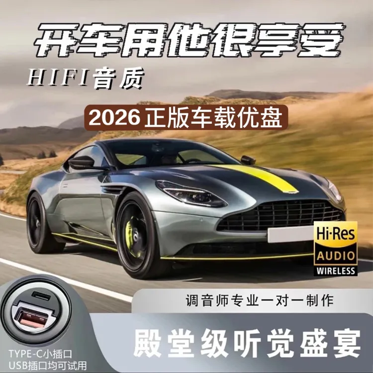 【2026精选】正版车载音乐 流行经典DJ通用车型无损车载优盘商品图