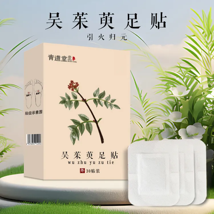 【2盒装】吴茱萸肉桂草本足贴上热下寒内调舒缓护理独立脚贴