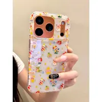 适用苹果iphone17promax金箔卡通16pro可爱15个性创意14ins手机壳