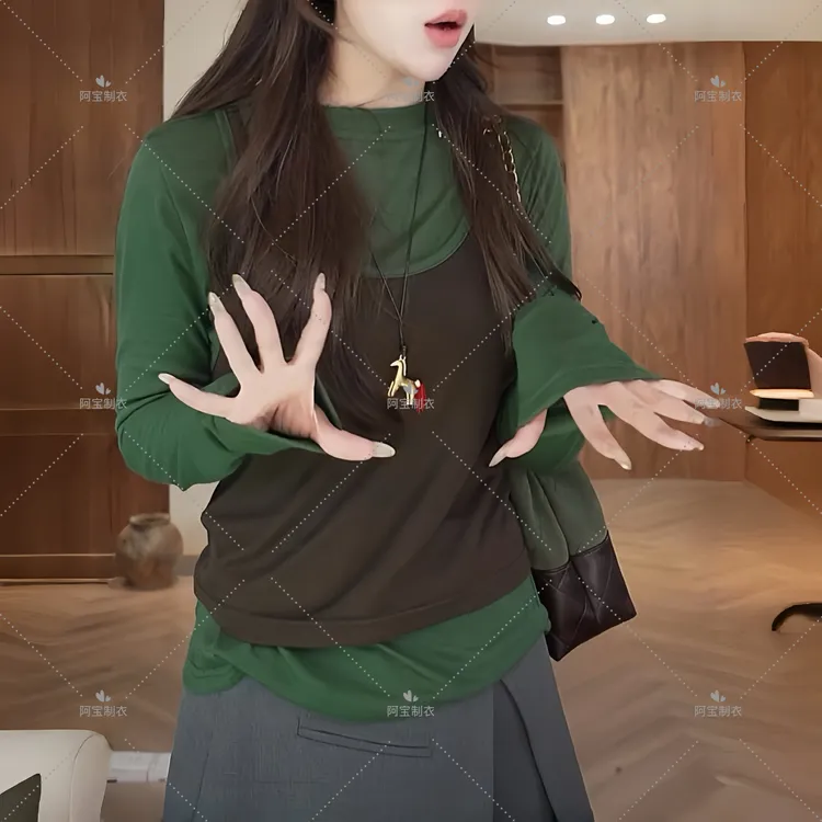 【1小时发货运费险】2025 秋冬设计师真两件原版设韩国原版经典LXS