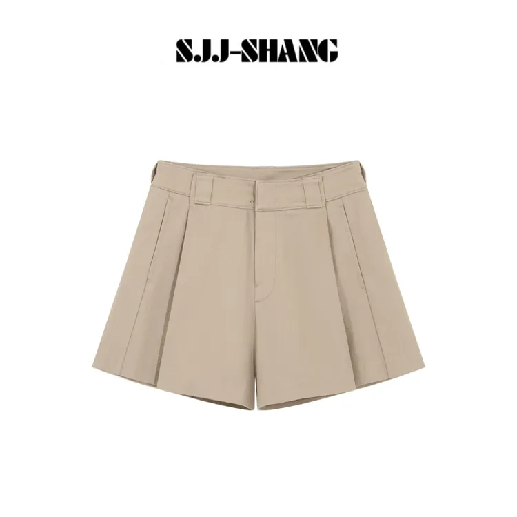 SJJ-SHANG【大王短裤】25ss新品满分棉斜纹布百搭时尚短裤q134609p