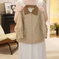 【现货】女童2025冬季新款洋气韩版加棉纯色外套LY200