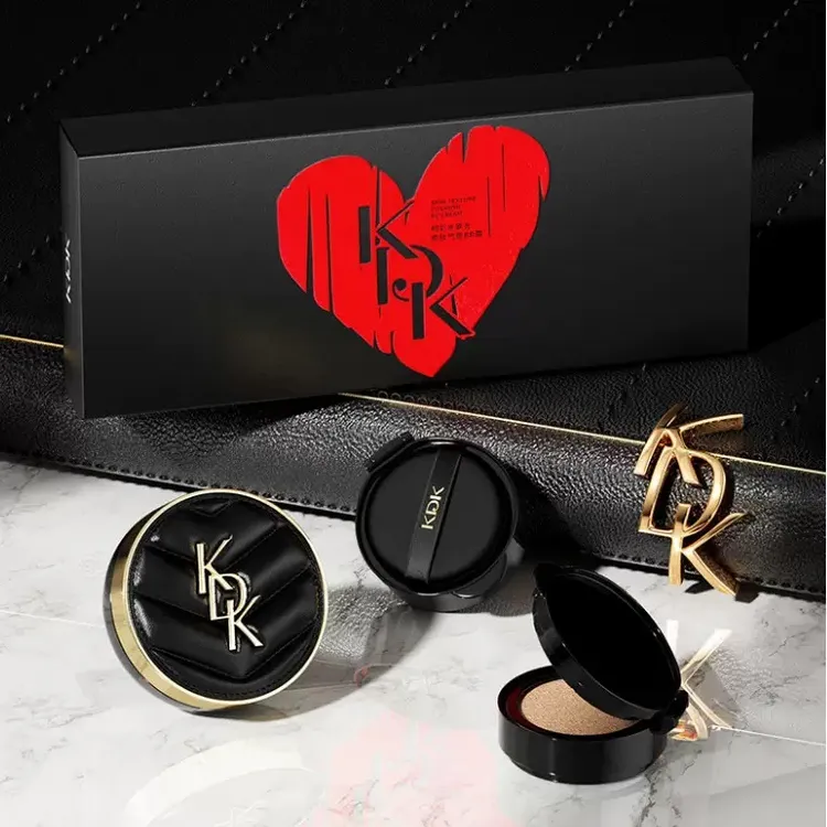 KDK明彩皮纹气垫BB霜套盒 持妆遮瑕不卡粉不易脱妆