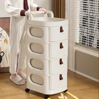 收纳储物柜可移动儿童塑料大号置物柜衣服置物架收纳柜储物柜多层