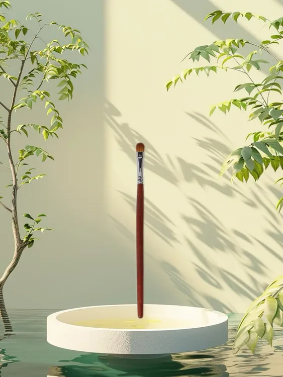 纯手工迷你化妆刷老黄便携遮瑕泪沟提亮遮瑕刷软毛眼影刷一支装