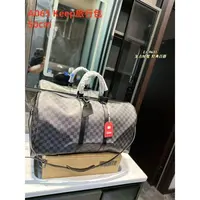 A065  keep旅行包棋盘格灰色50cm【国货到货带原标】礼盒现货发