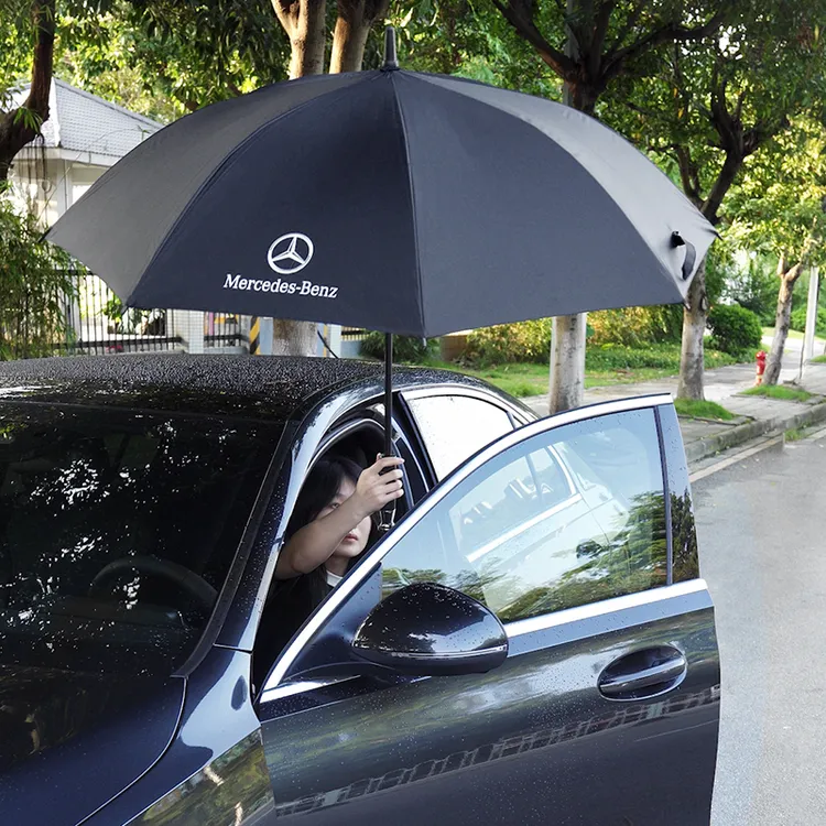 商务雨伞劳斯莱斯同款长柄伞自动双人晴雨伞奔驰宝马奥迪车载雨伞