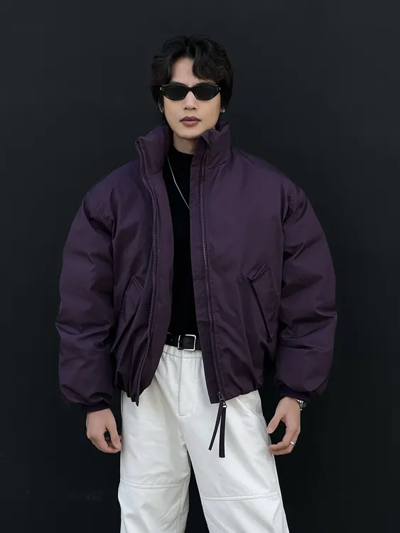 TENG-立领冬季韩版棉衣工装厚款长袖情侣保暖百搭加厚棉服2706