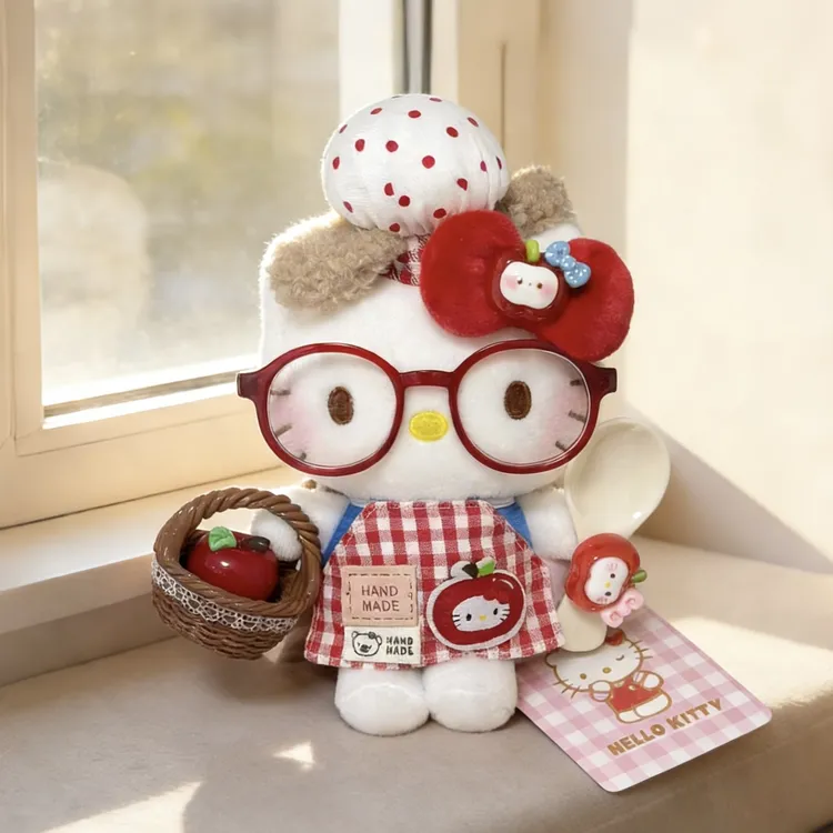 正版hellokitty野餐苹果kt三丽鸥包包挂件惊喜书包送人生日礼物女