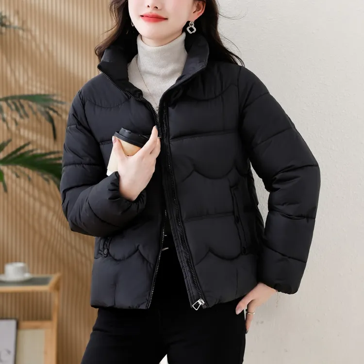 2025棉服女短款冬季新款时尚加厚保暖棉衣修身显瘦棉袄洋气外套