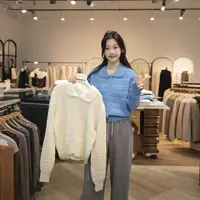 闵笑一【香桃松木】设计款秋冬季温柔显瘦气质甜美休闲针织上衣