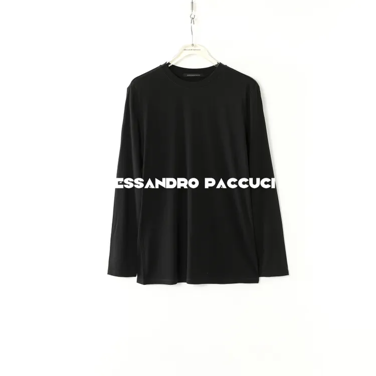 AP洛哥44161TT【御品】灵地思羊毛圆领宽松百搭时尚长袖T恤2024冬