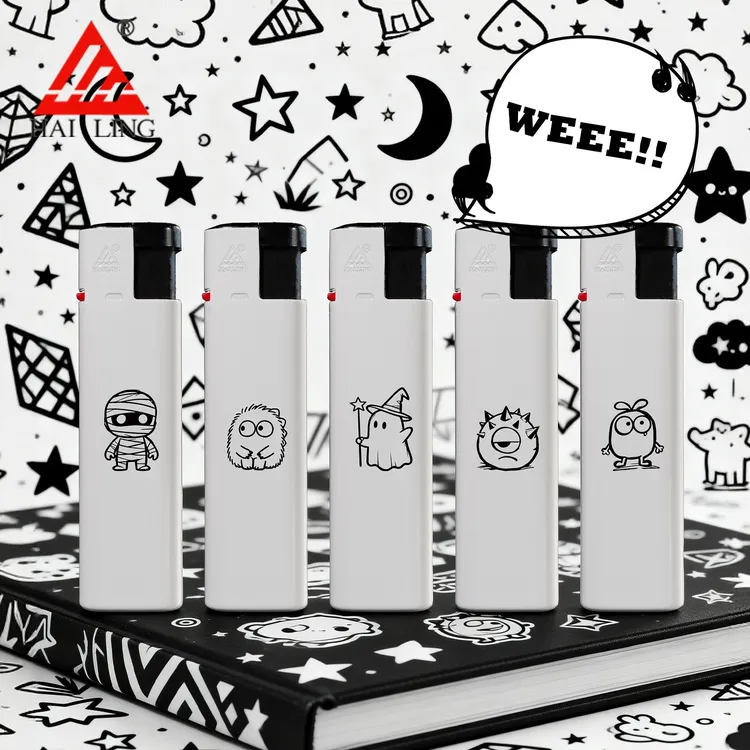 海灵ART原创艺术萌鬼仔2.0金属防风打火机创意家庭用品送礼可爱
