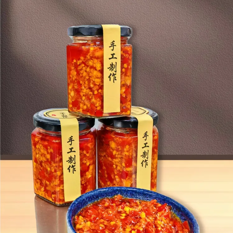 广东潮汕蒜蓉辣椒酱罐装家用汤粉猪脚饭肠粉辣椒下饭菜厨房调味品