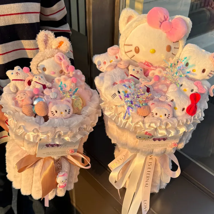 520情人节hellokitty玩偶花束生日礼物女生哈喽kt送女友女孩闺蜜商品图
