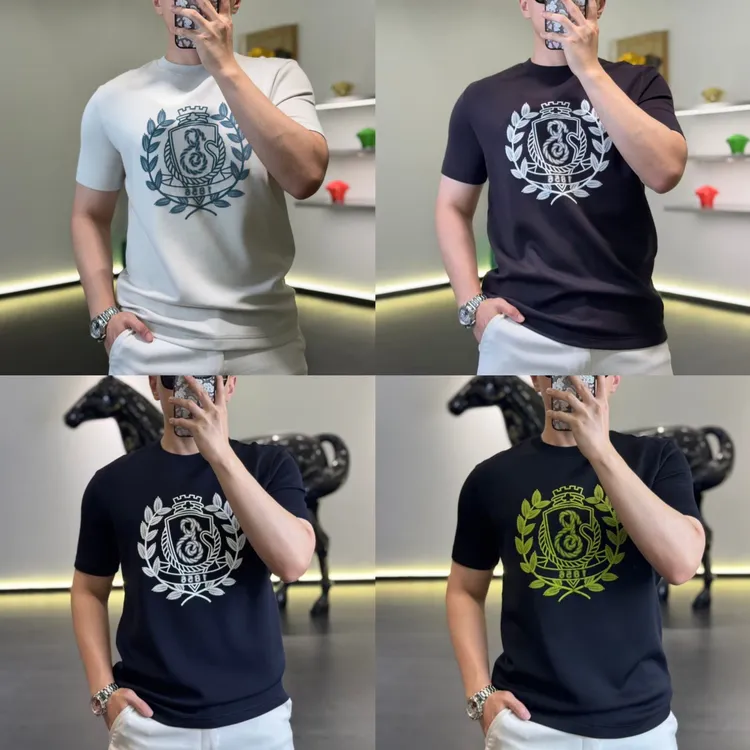 （秋款）古帝特尼3D立体logo绒毛发泡男士简约级感舒适T恤JF-7640