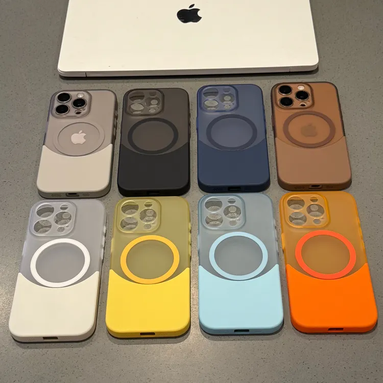 飞虎胜钛原色适用iPhone14/15/16拼接磁吸手机壳苹果13/12/11高级