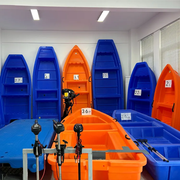 双层牛筋船塑料船渔船加厚钓鱼船捕鱼船冲锋舟水产养殖小船救援船