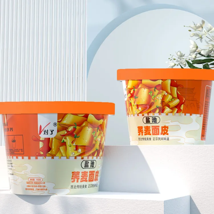  对了杂粮117g荞麦面皮粗粮美味代餐速食香辣可口