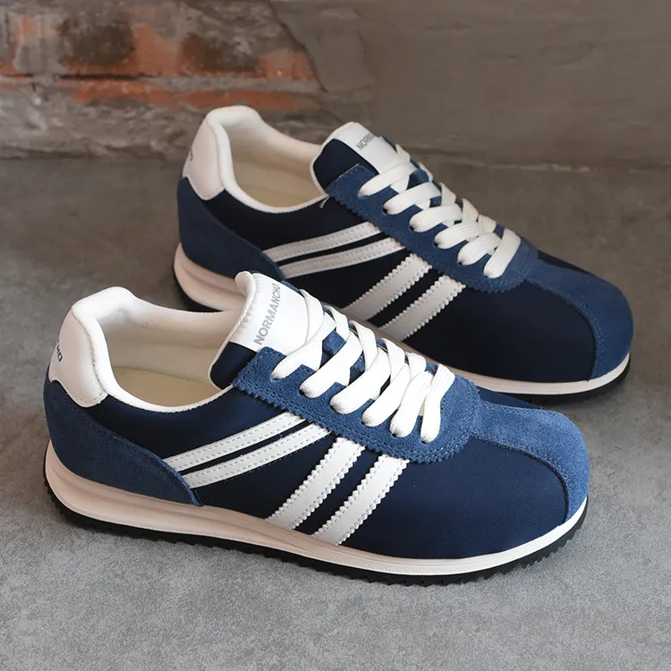 欧洲站女鞋爆款厚底阿甘德训鞋女2025秋季新款休闲百搭轻便运动鞋