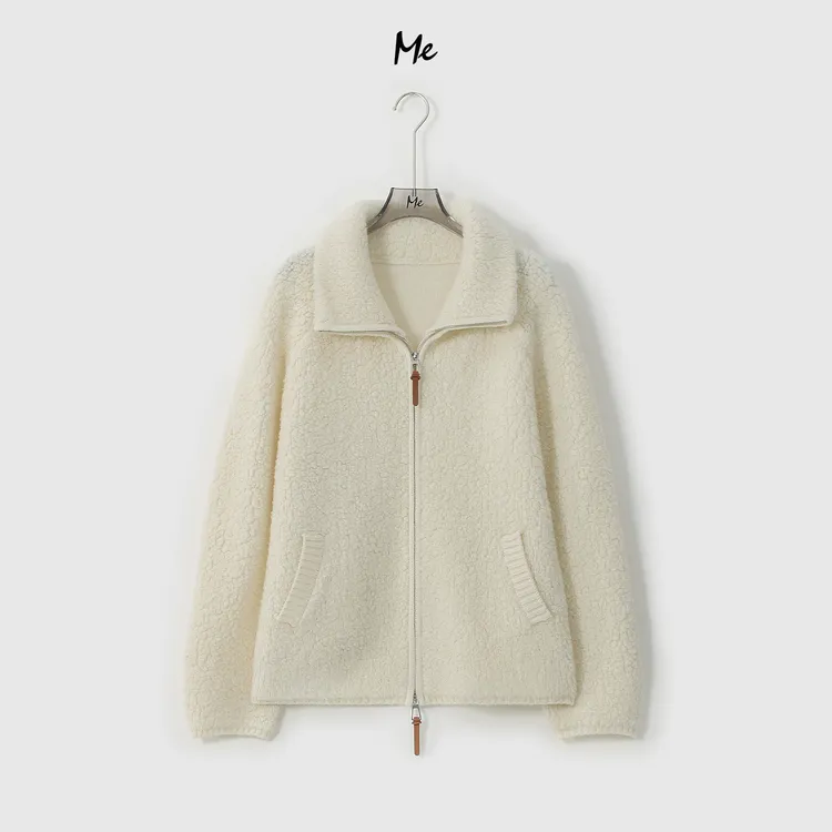 ME【100%绵羊毛云朵泰迪】泰迪卷毛高克重保暖时尚百搭毛衣MESA2573