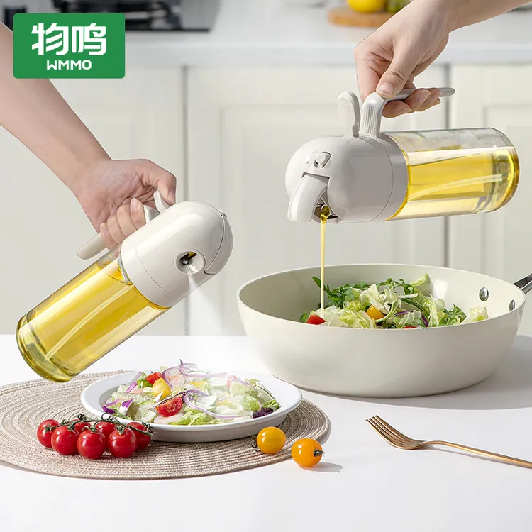 物鸣喷倒两用油壶玻璃防漏油厨房酱油醋油罐喷油瓶喷雾大容量