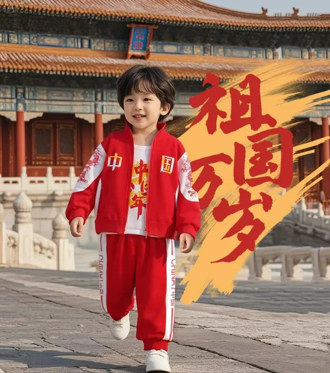 【沫沫家】男女童套装春秋洋气时髦宝宝衣服春秋中国帅气小童三件套