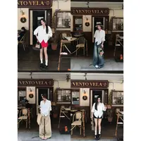徐秋阳  泡泡袖衬衫  秋季新款百搭时尚休闲显瘦衬衫13383
