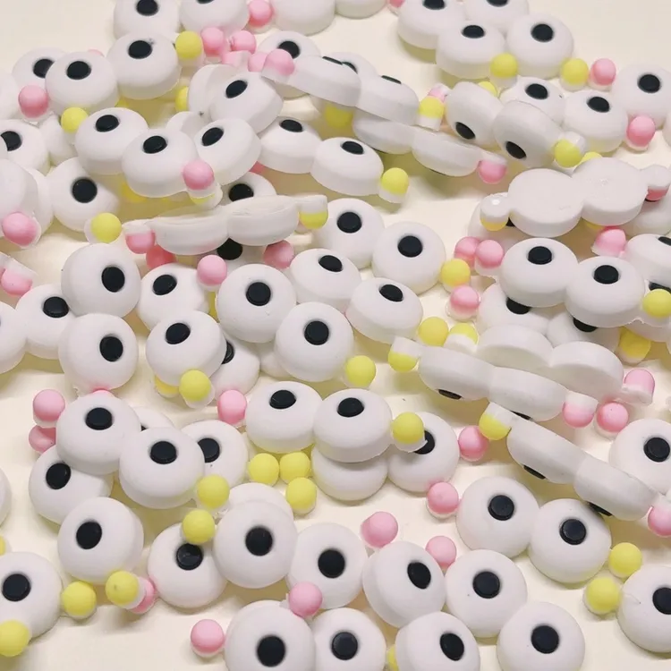 【子菲】软胶 大号眼睛爆款白色卡通一体眼睛玩偶五官表情配