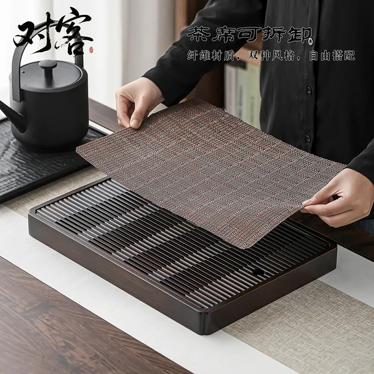 茶盘2025新款家用年轻人沥水储水办公室用排水式户外小型桌面茶台
