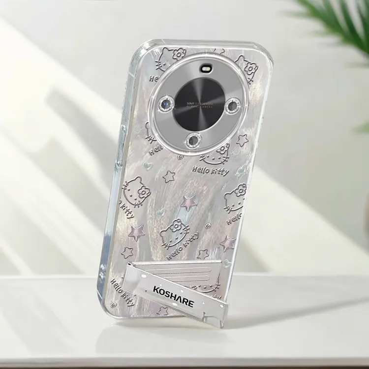 带镜头膜Hi畅享70Plus手机壳羽纱星星KT猫JEY-AN00全包软壳小清新