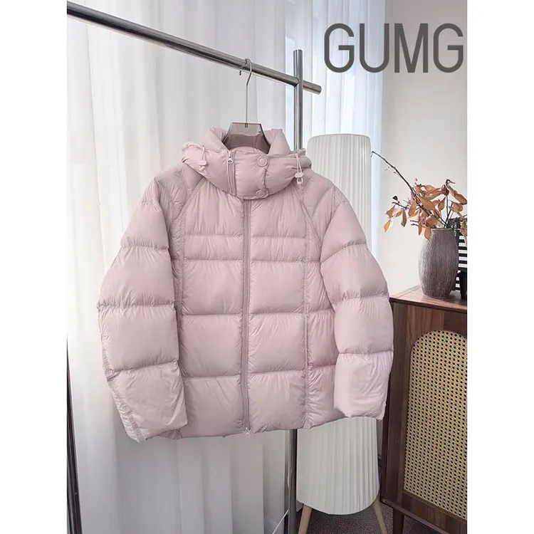 【女装优选】GUMG-马卡龙轻软花苞中长款羽绒服GM20555
