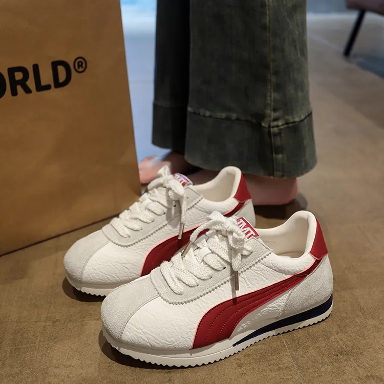 2025年新款夏季休闲女鞋欧若假日风防滑时尚休闲鞋百搭德训鞋低跟