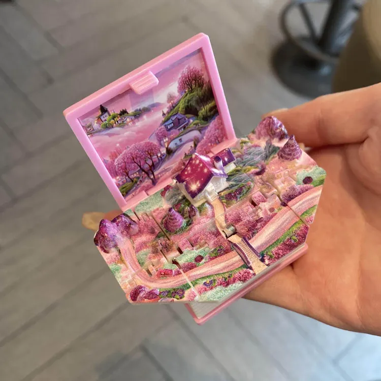 生日礼物女孩子3D立体书钥匙扣儿童礼物学生送小朋友惊喜小礼品