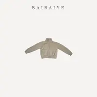 全羊毛经典简约修身拉链毛开衫【BAIBAIYE】Z25FD365