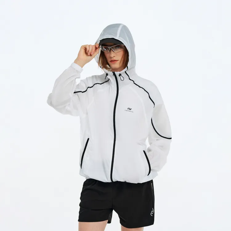 RASS叽边撞色轻薄防晒冲锋夹克户外休闲夏季连帽跑步运动风时尚