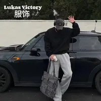 HI-J91022-秋季立领撞色运动休闲拼接户外男士宽松百搭外套