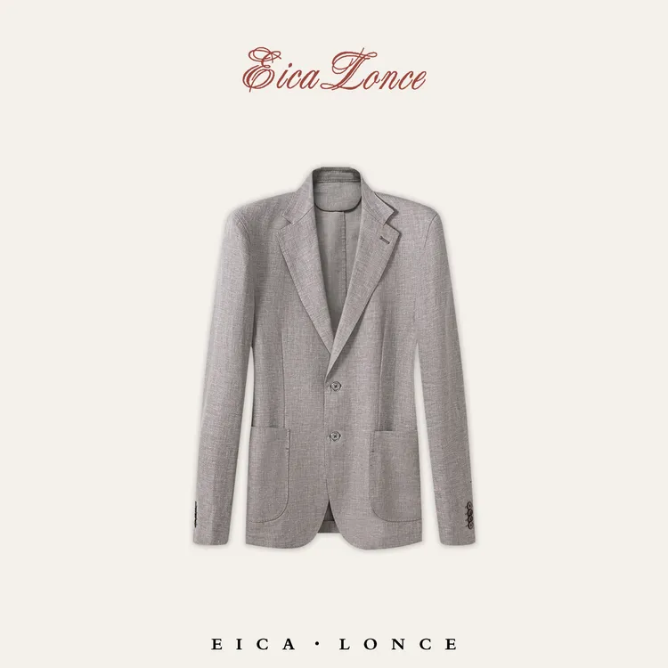 文  南法意式 杰尼迪拜秀场高定人字纹老钱套西SN80632*KN61415商品图